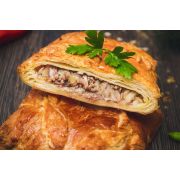 Пирог с мясом, капустой